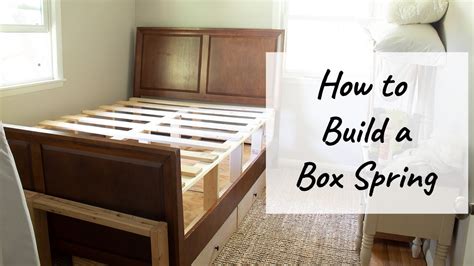 steel box spring construction|build your own box spring.